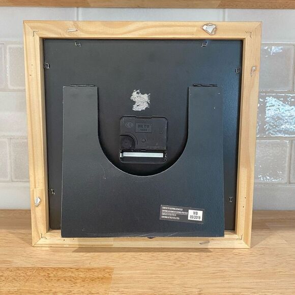 Decorative Accent Square Clock Wall Mount or Table Display Analog Clock - Picture 5 of 8